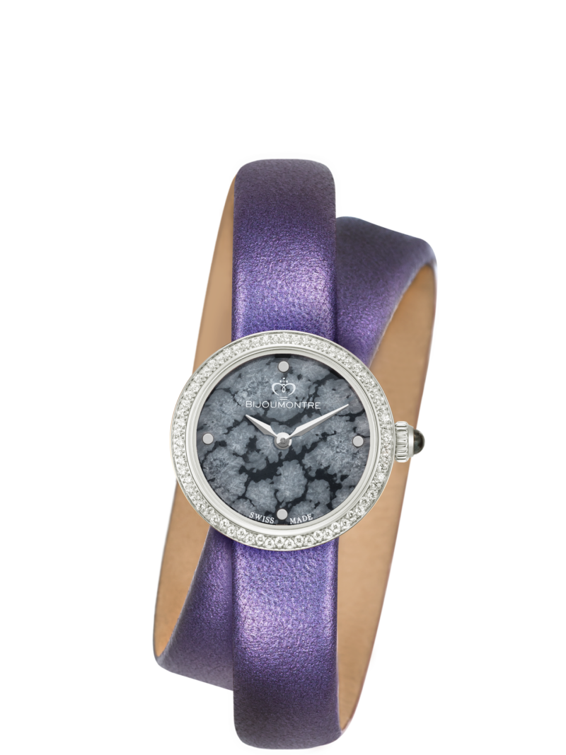 Mini Snowflake Obsidian